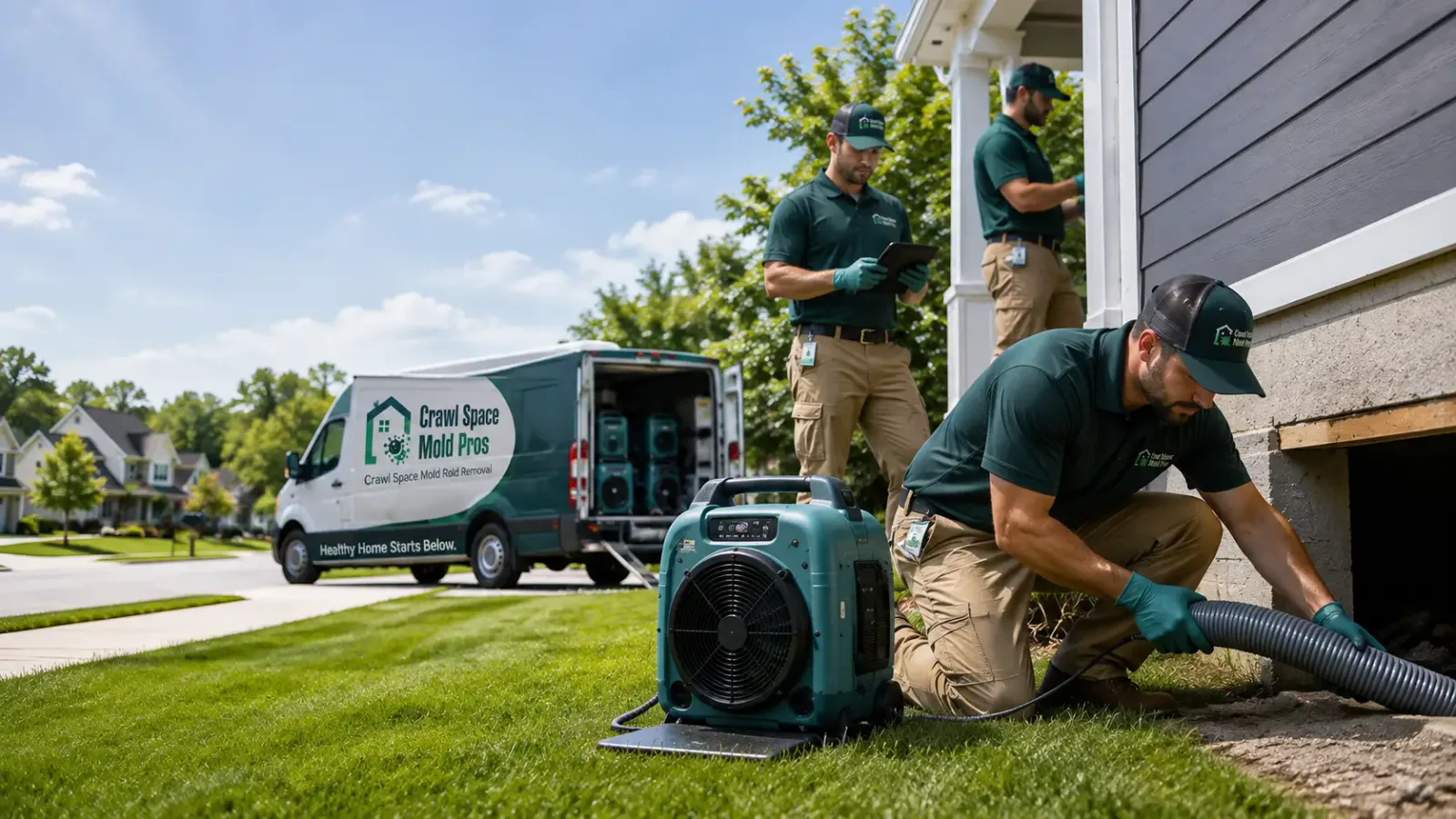 Crawl Space Mold Removal in Londonderry, NH